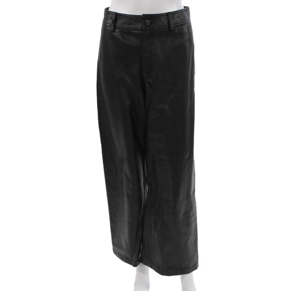Robertson + Rodeo Women Biker Black Button Pants Size M